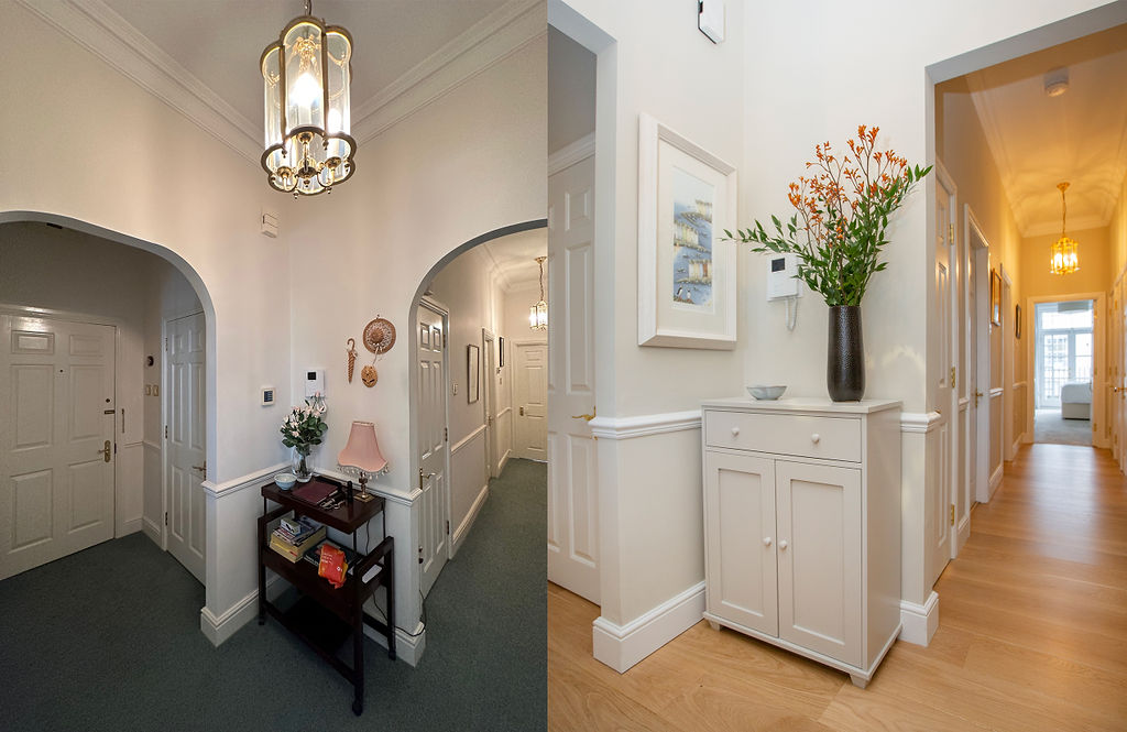 Updating the flooring, dated arches and generally modernising this property for multi-generational living